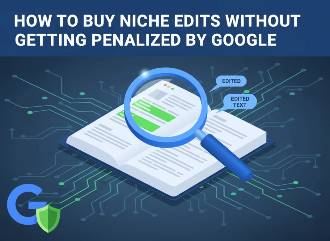 How to Buy Niche Edits Without Getting Penalized by Google