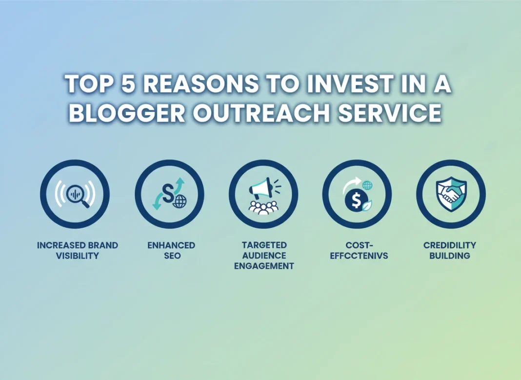 Top 5 Reasons to Invest in a Blogger Outreach Service