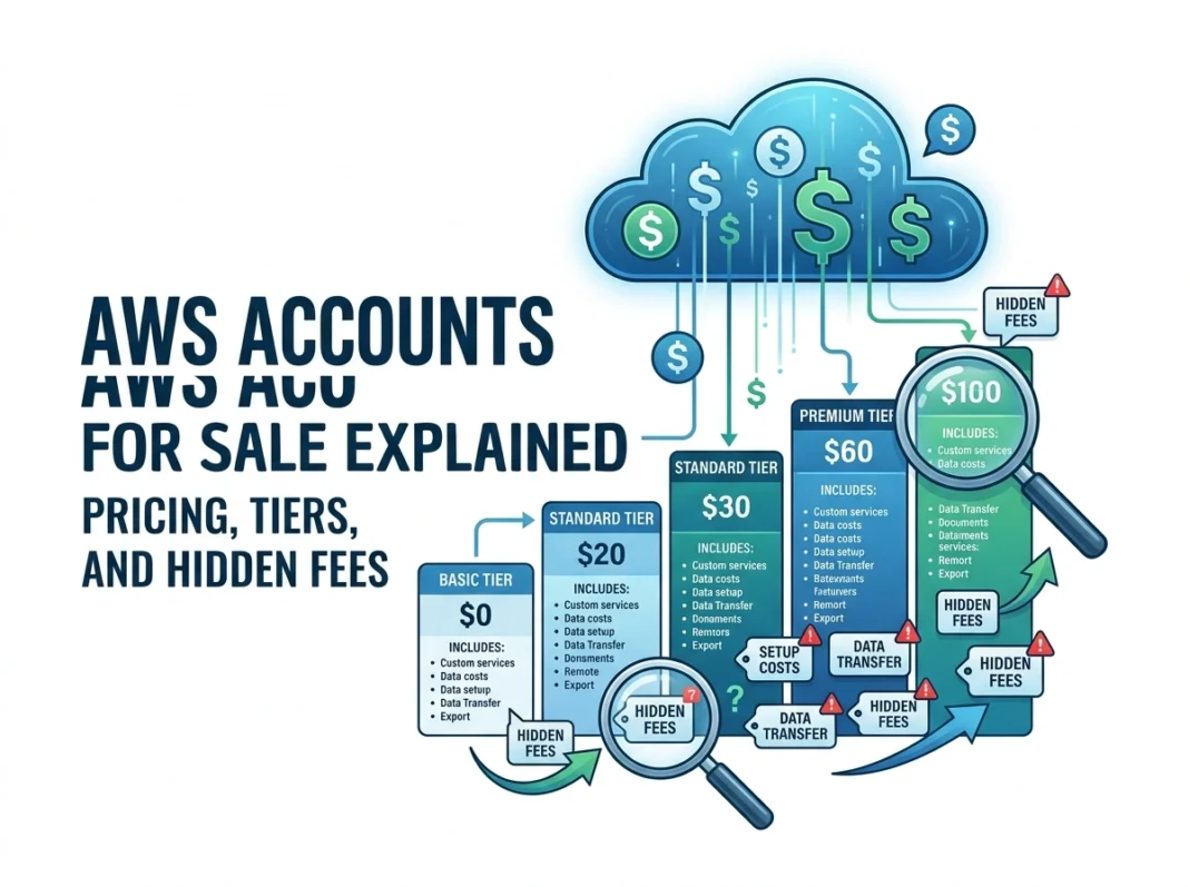 AWS Accounts for Sale Explained: Pricing, Tiers, and Hidden Fees
