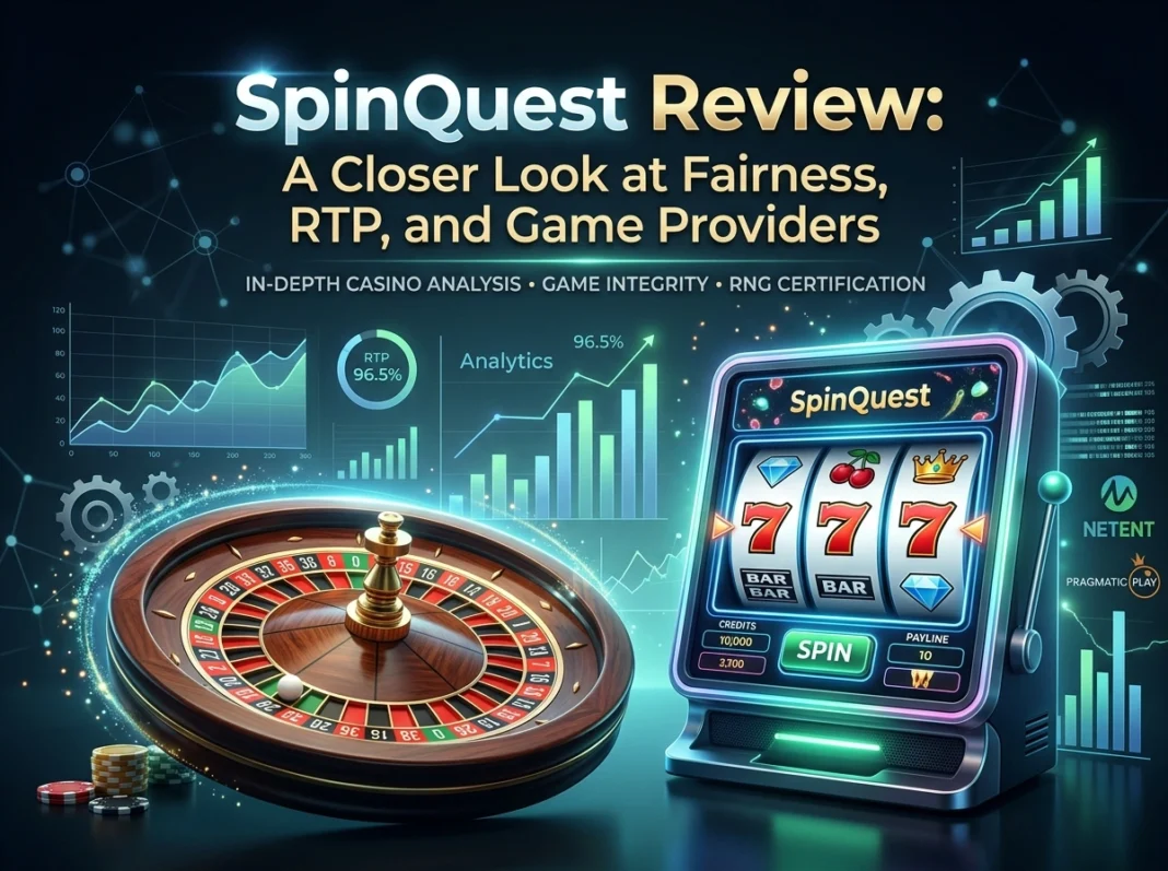 SpinQuest Review: A Closer Look at Fairness, RTP, and Game Providers